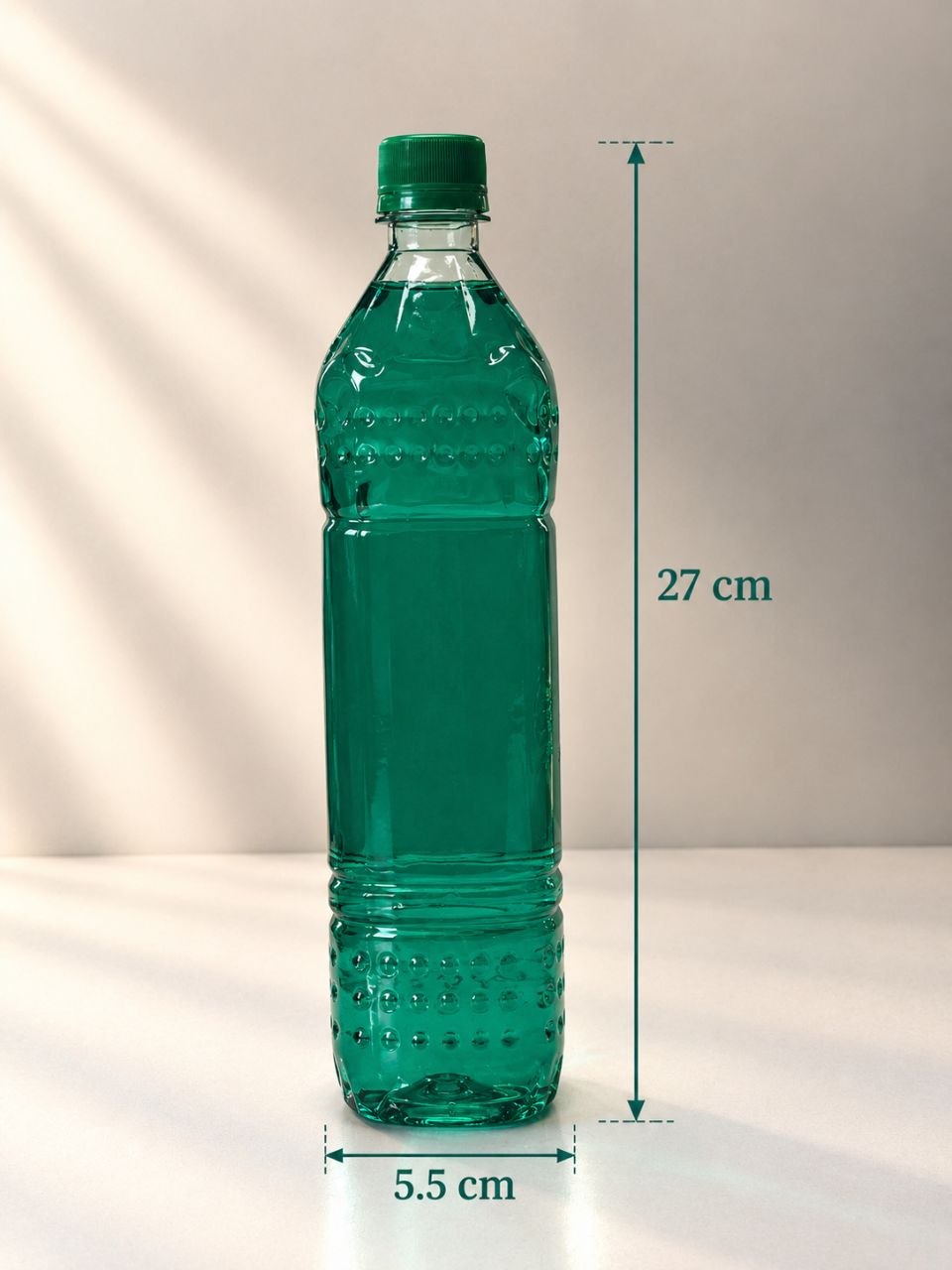 بطری ۹۰۰ سی سی نگین طرح چهارگوش