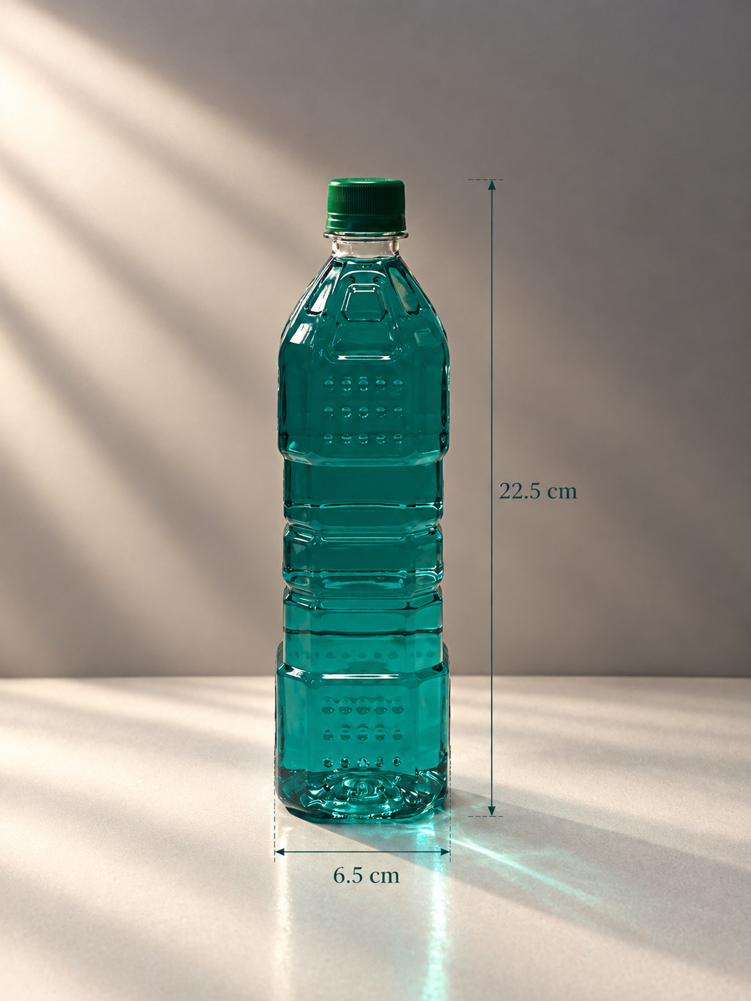 بطری ۷۵۰ سی سی نگین طرح چهارگوش