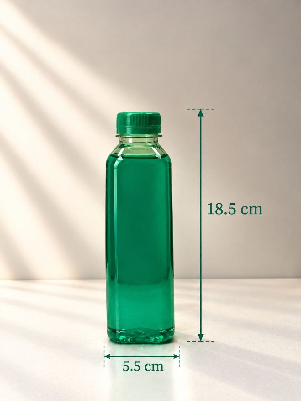 بطری جویس ۴۵۰ سی سی طرح چهارگوش